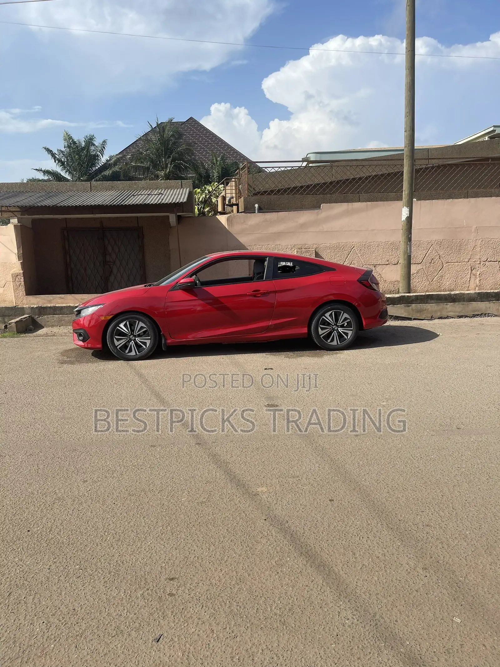 Honda Civic Touring Coupe 2018 Red