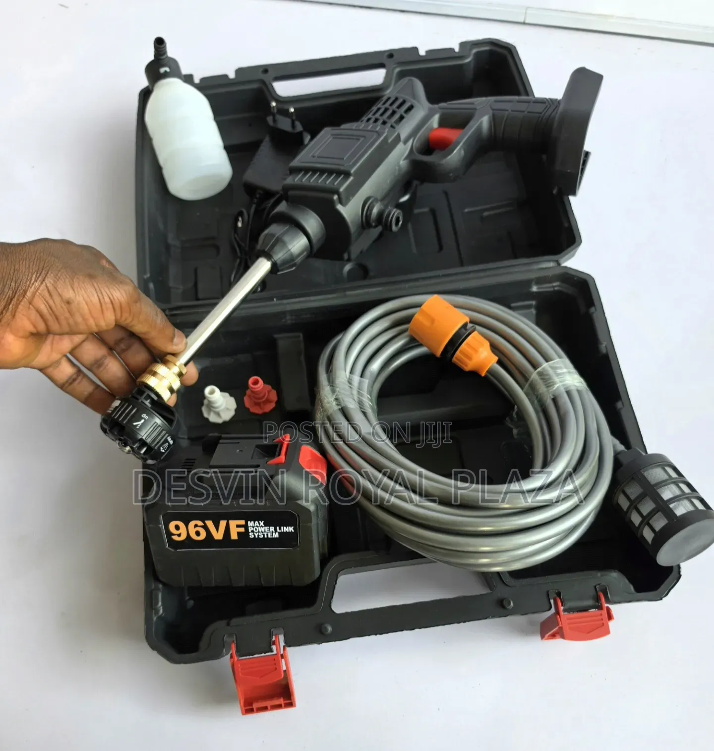 Car Washing High Pressure Gun ( 96Volts Battery)