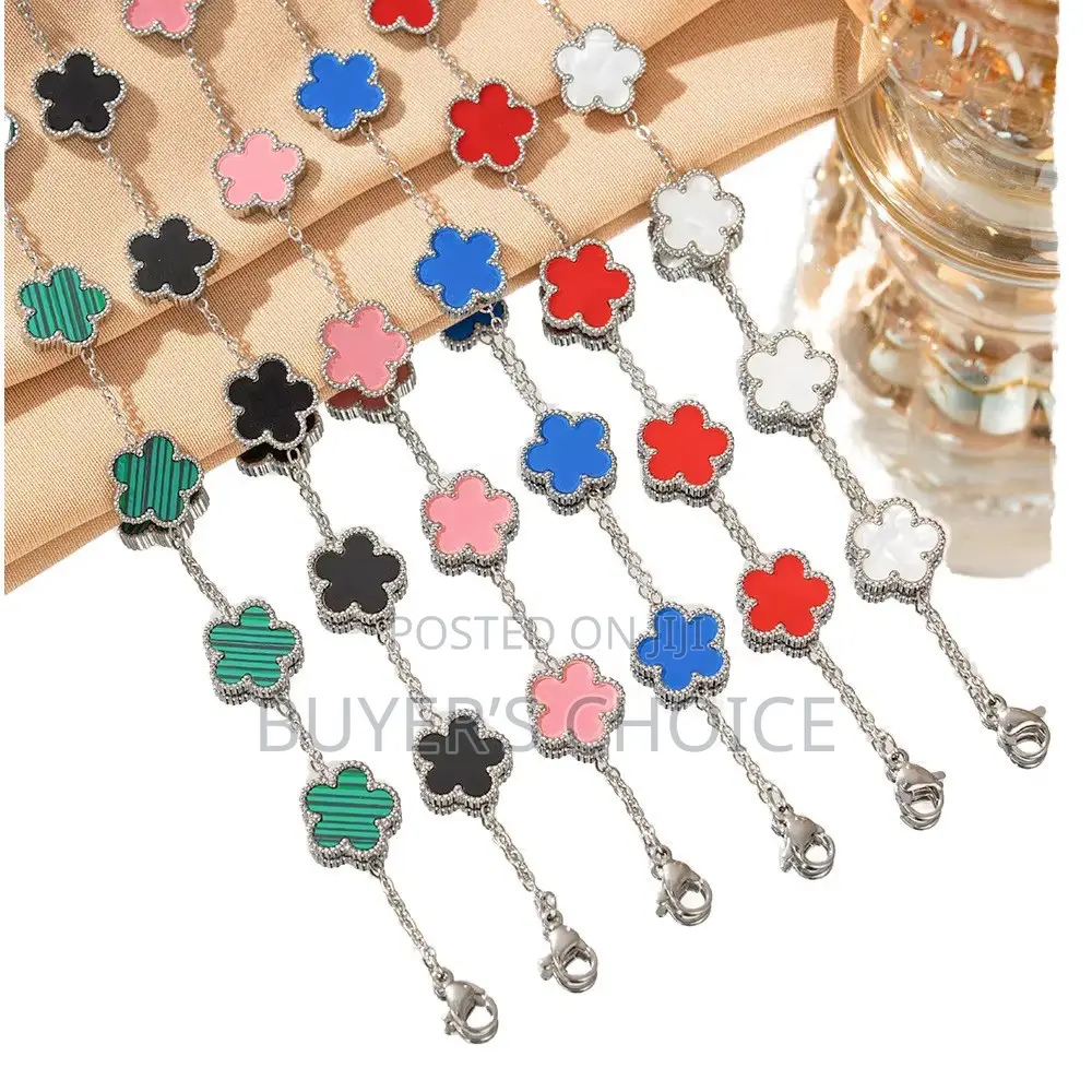 Titanium Steel Four-Leaf Clover Bracelet | Lucky Charm Luxury Bracelet