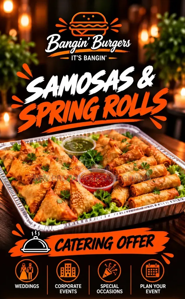 Catering Offer From Bangin Burgers Best Fastood in Ghana