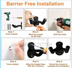 Heavy Duty Guitar Wall Mount