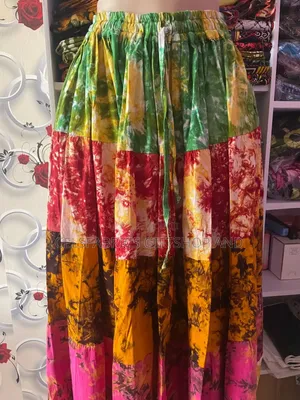 Tie and Dye Maxi Skirt