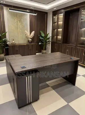 DARK Walnut L Shape Table