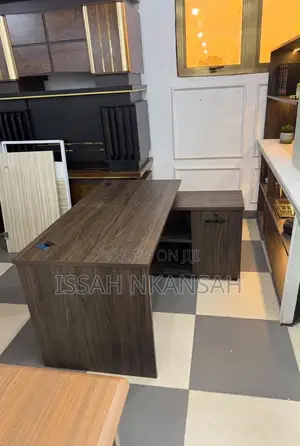 DARK Walnut L Shape Table