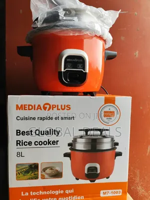 Media Plus 8L Best Quality Rice Cooker M7-1003 - Large Family Size