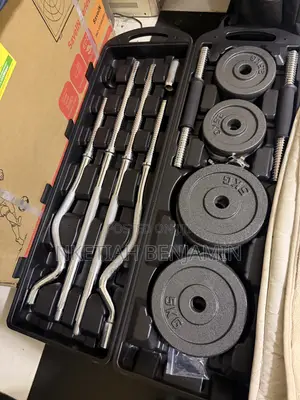 Adjustable 55kg Dumbell Set