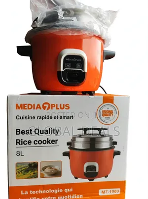 Media Plus 8L Best Quality Rice Cooker M7-1003 - Large Family Size