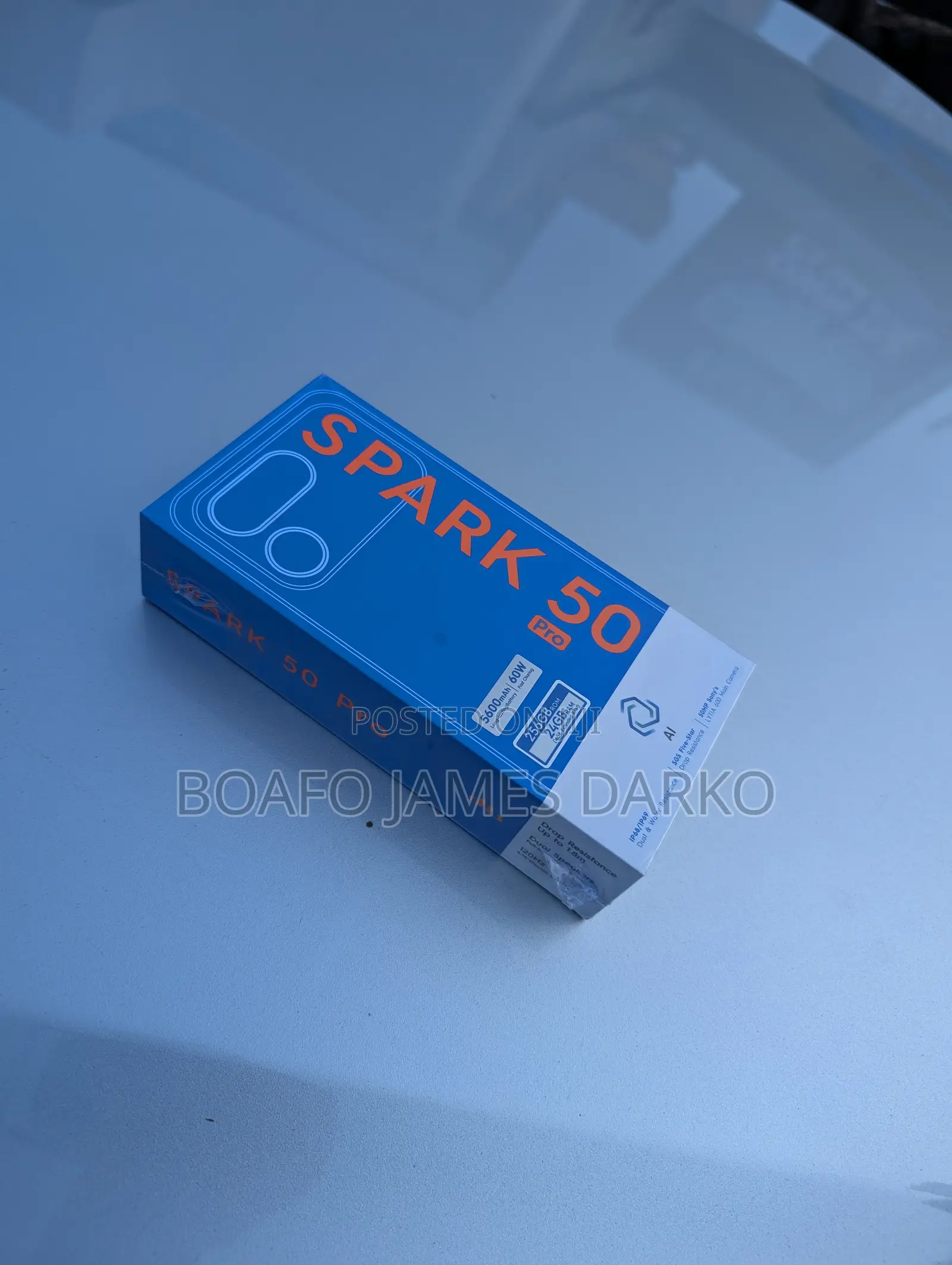 New Tecno Spark 50 Pro 256 GB Black