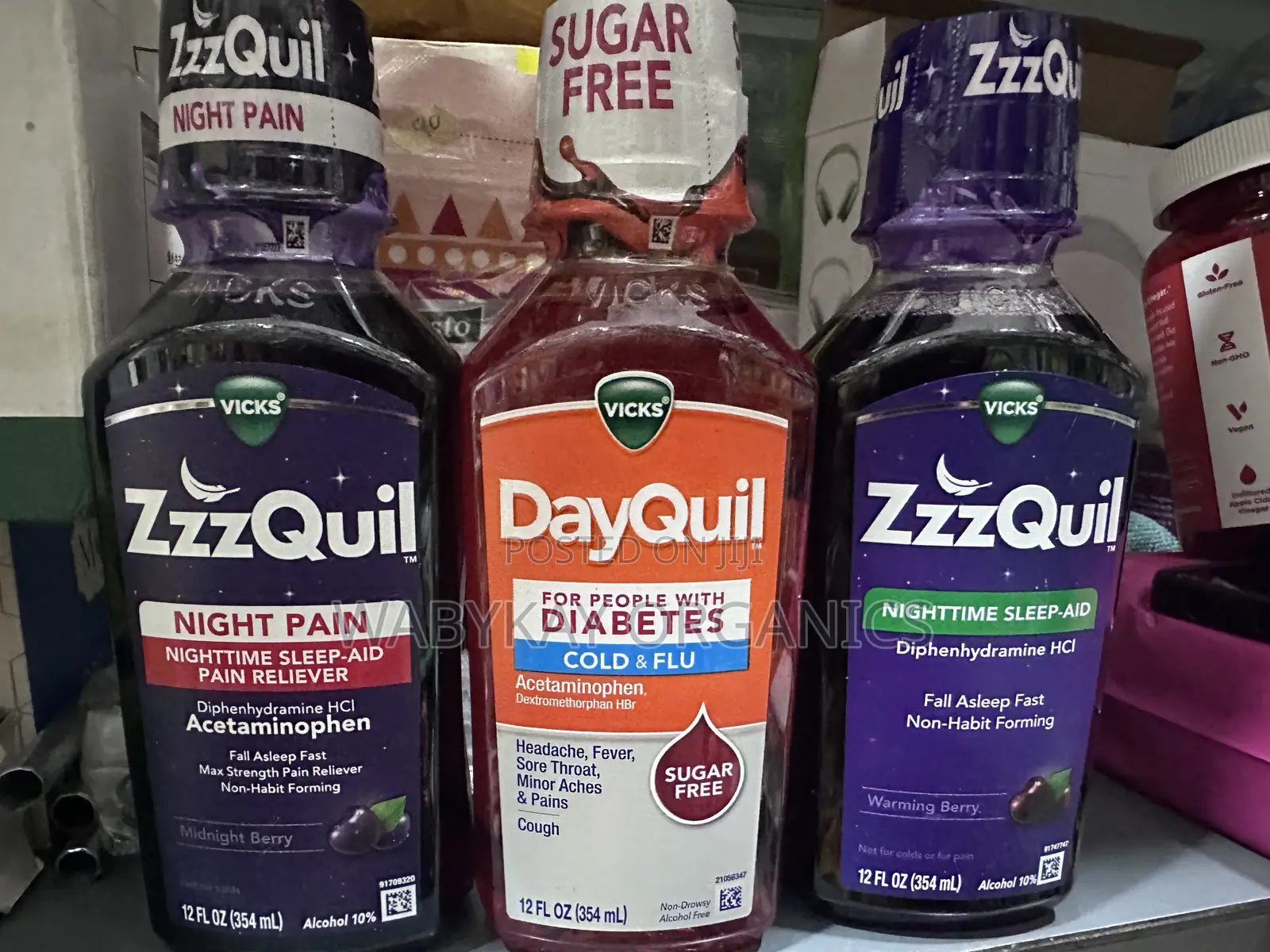 Vicks Nighttime Cough, Sleep Aid and Pain Reliver Luquid