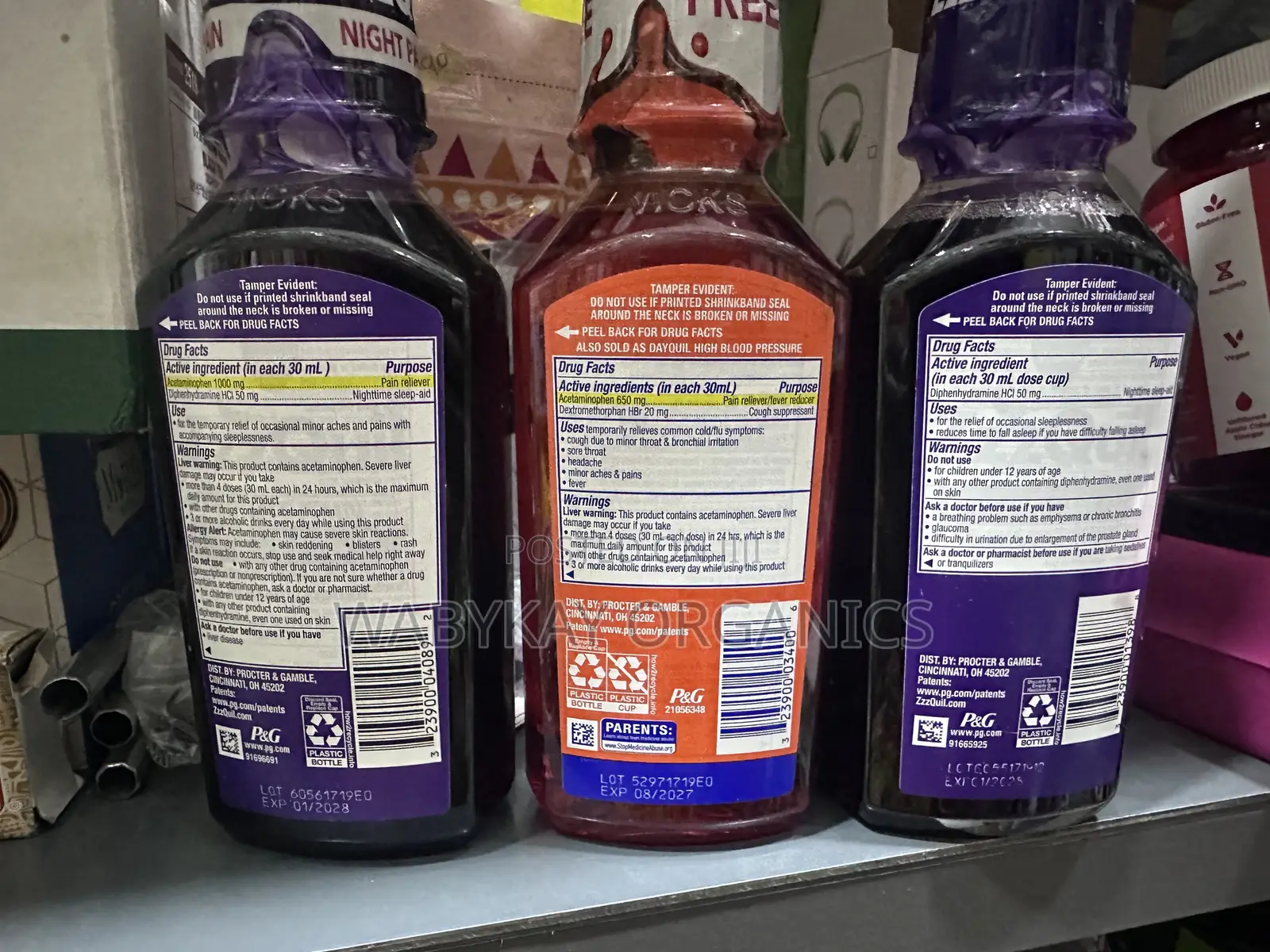 Vicks Nighttime Cough, Sleep Aid and Pain Reliver Luquid