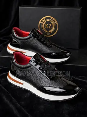 KapZori Low - Top Leather Sneakers