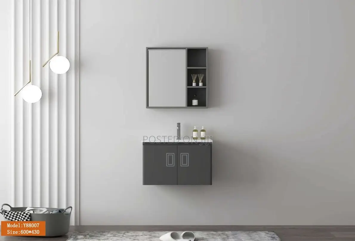 Bathroom With Led Mirror and Basin