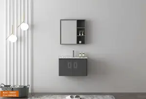 Bathroom With Led Mirror and Basin