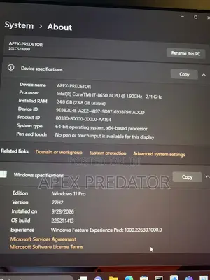 Laptop Lenovo ThinkPad P52 24GB Intel Core i7 SSD 256GB