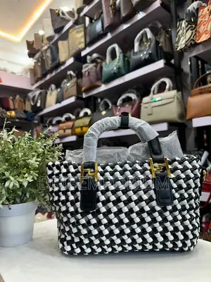 Burgundy Woven Bag