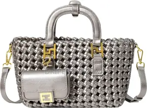 Burgundy Woven Bag