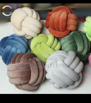 Knotted Pillow . Colour Available