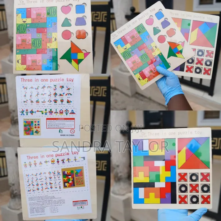 3 in 1 Puzzle Board Set (2 Boards)