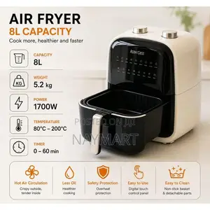 SILVER CREST 8 Litre Digital Air Fryer Oil-Free Multifunctional Cooker