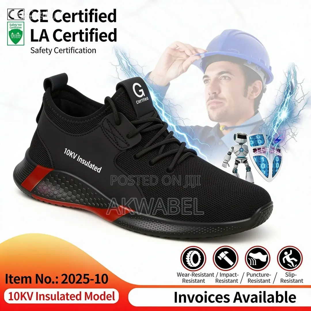 10KV Breathable Electrical Safety Shoes - Puncture Resistant