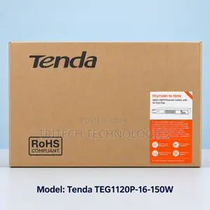 TENDA TEG1120P-16-150W-Tenda 18GE+2SFP Ethernet Unmanaged Switch