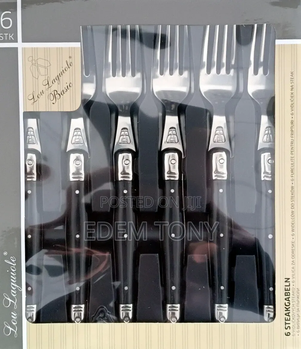 Lou Laguiole Knife Set 6 Piece or Forks Set 6 Piece Original Box- New