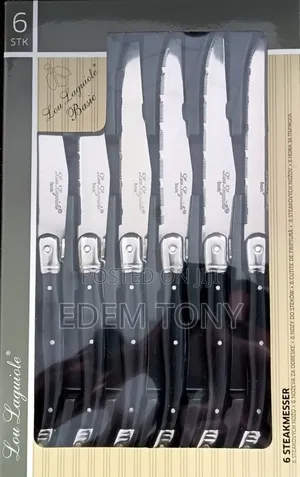 Lou Laguiole Knife Set 6 Piece or Forks Set 6 Piece Original Box- New