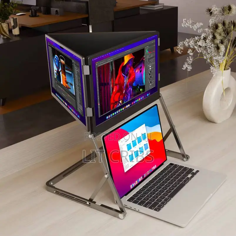 14′′ Triple Screen Laptop Monitor Extender