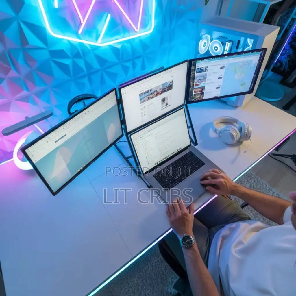 14′′ Triple Screen Laptop Monitor Extender