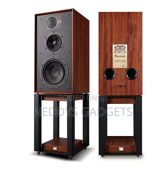 Wharfedale Linton 85th Anniversary Speaakers With Stands