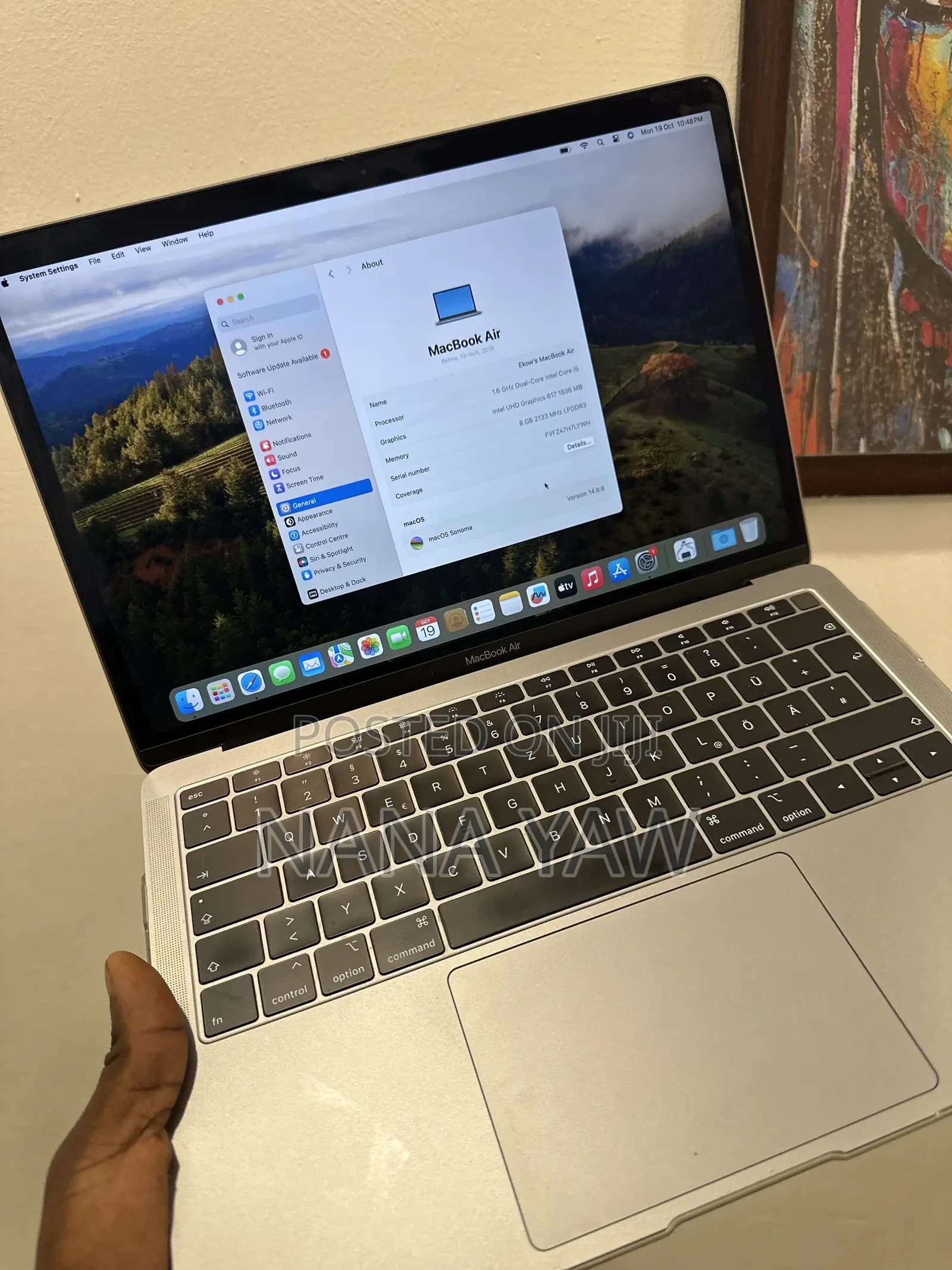 Laptop Apple MacBook Air 2019 8GB Intel Core i5 SSD 256GB