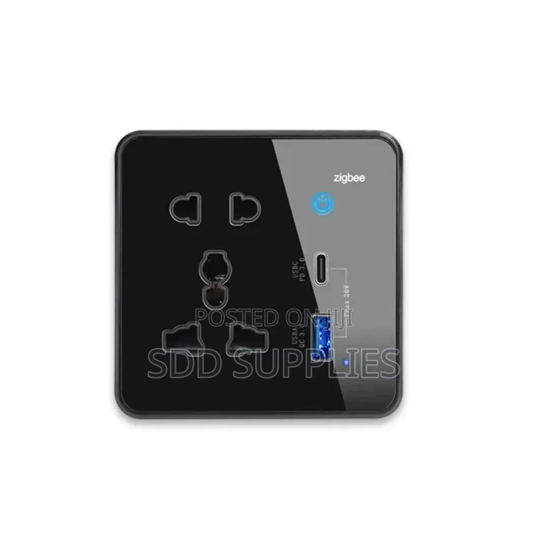 Single and Double Smart Wifi Socket With USB and Type C Port