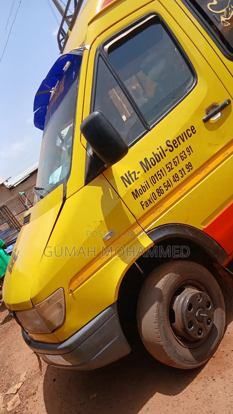 Mercedes-Benz Sprinter 2014 Yellow
