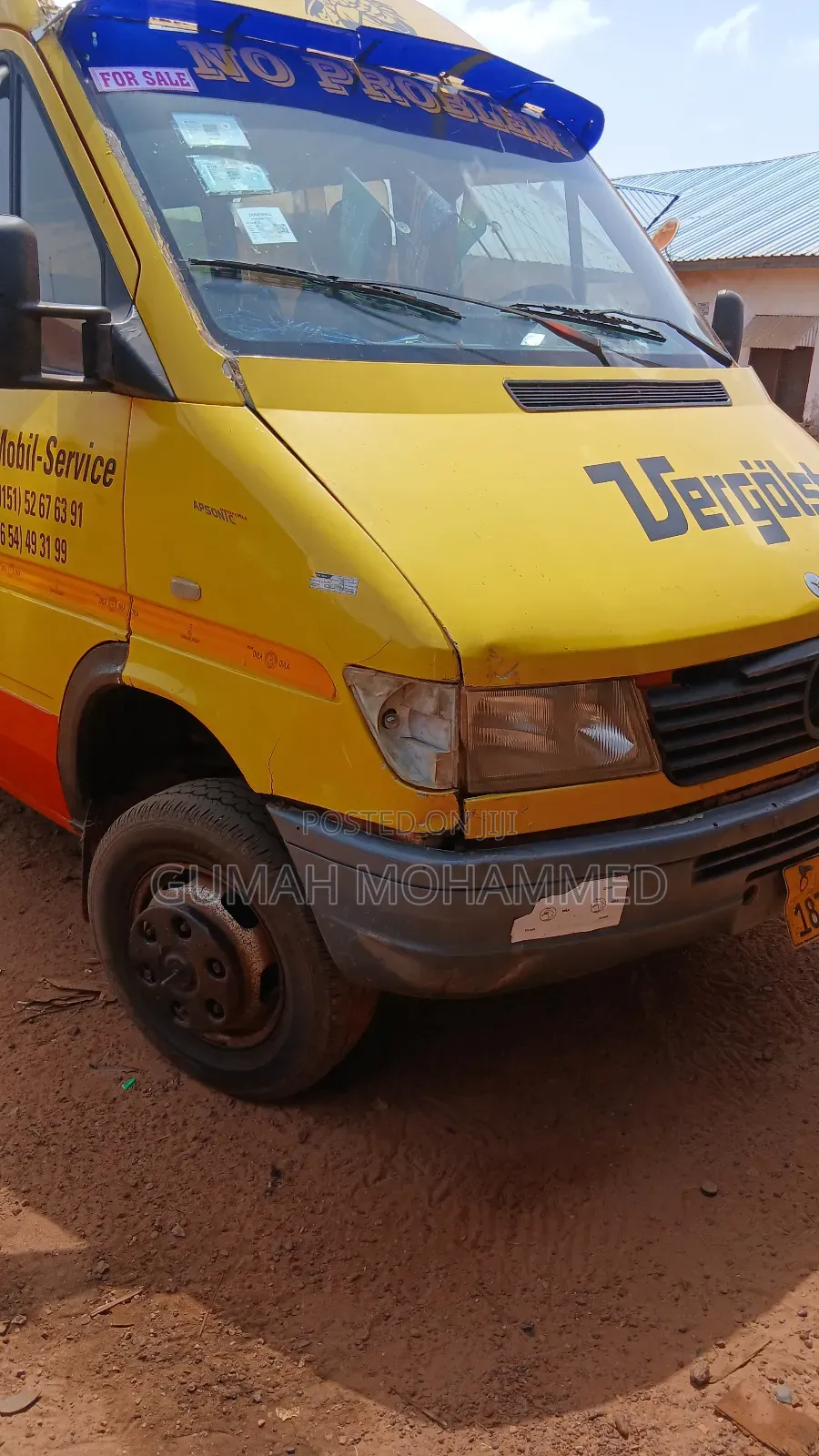Mercedes-Benz Sprinter 2014 Yellow