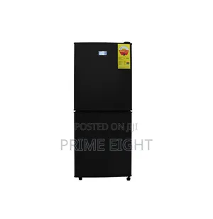 Nasco 106L Bottom Freezer (NASD2-10FL) Black Refrigerator