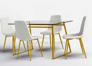 47"x32" Rectangle Modern Glass Dining Table - 47"x32"x30