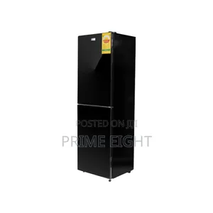 Nasco NASD2-24FL-B-MIRROR 196L Bottom Freezer Refrigerator