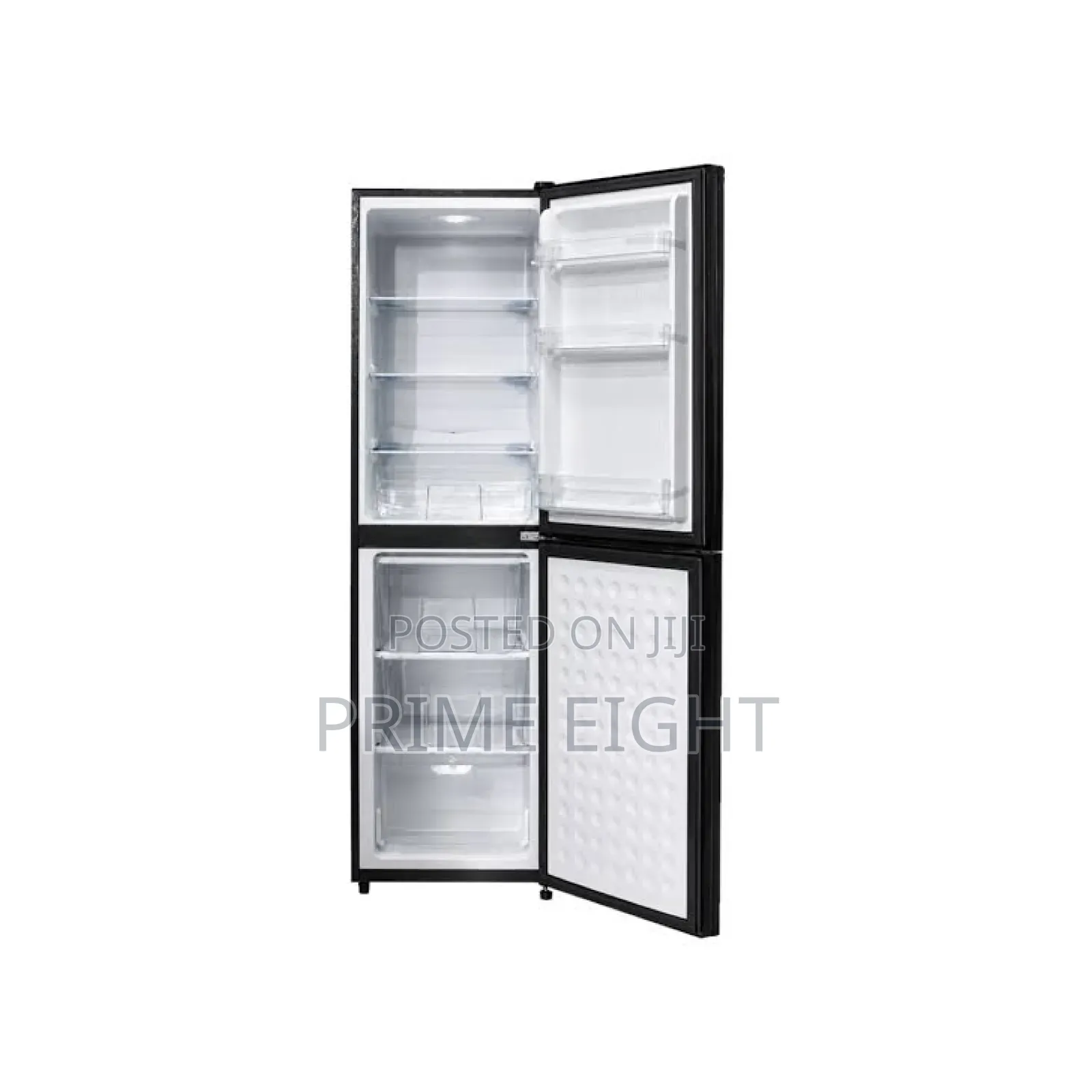 Nasco NASD2-24FL-B-MIRROR 196L Bottom Freezer Refrigerator