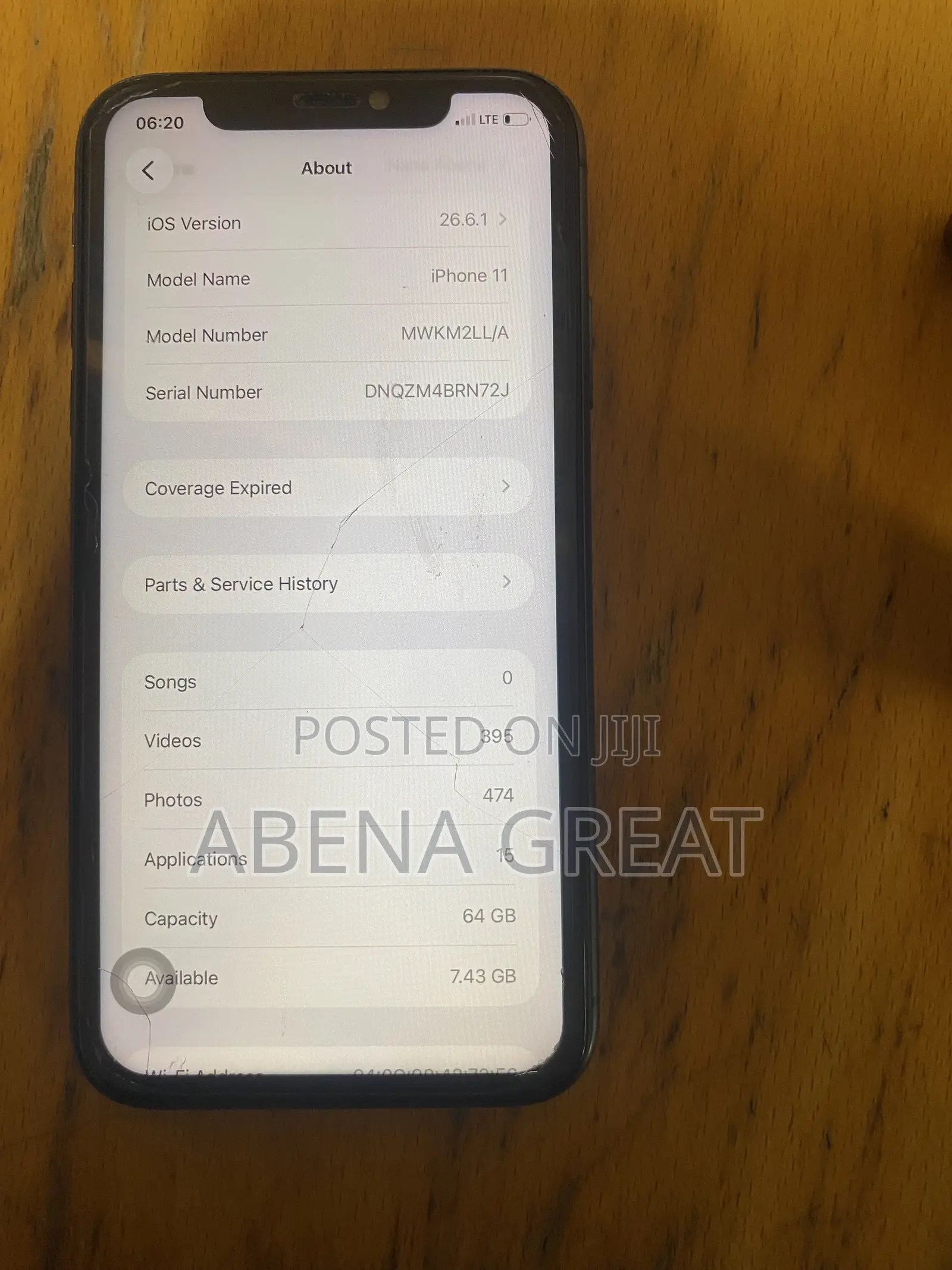 Apple iPhone 11 64 GB Black