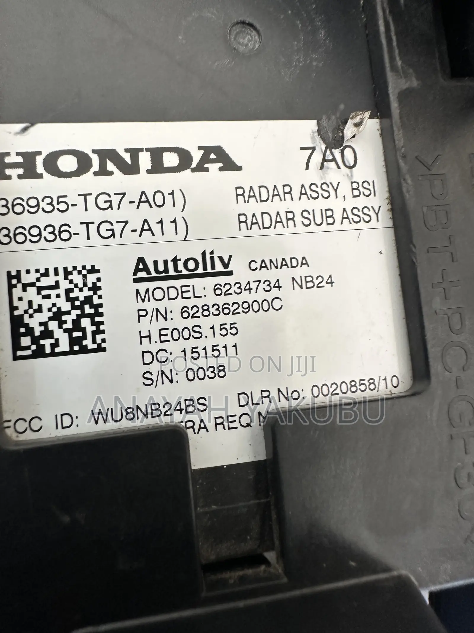 2018-25 Honda Pilot Blind Spot Sensor OEM Pair