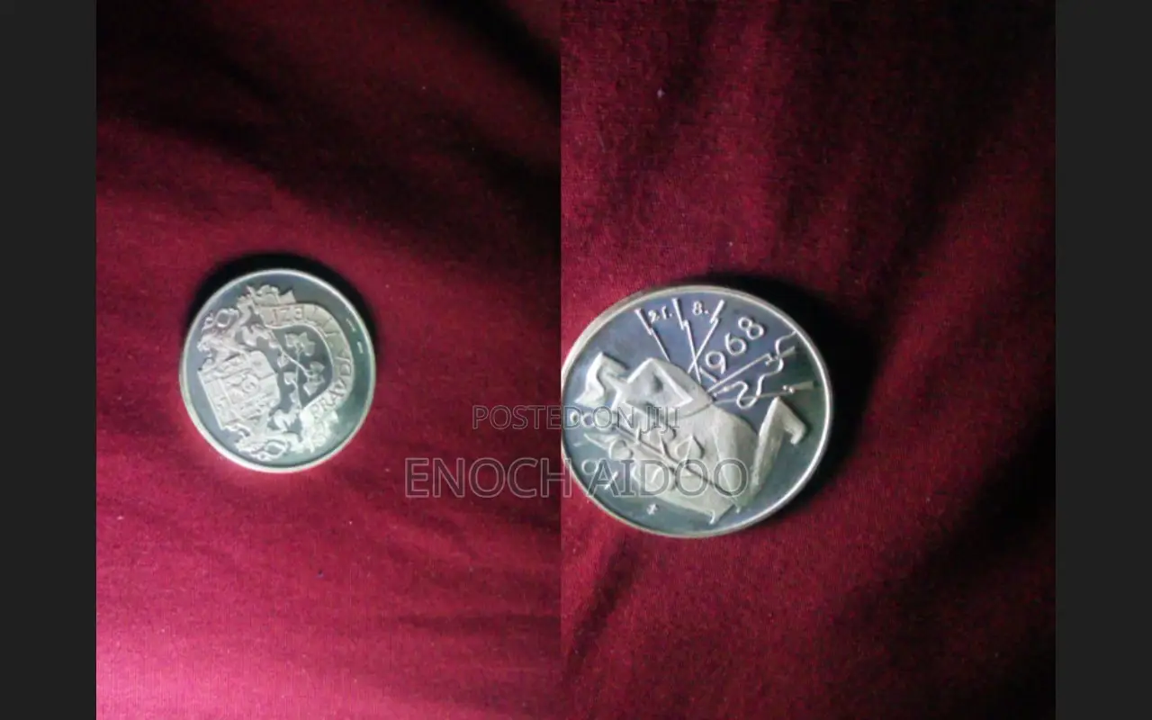1968 Czechoslovakia Silver Metal -Jan Palach-Prague Spring-Rare