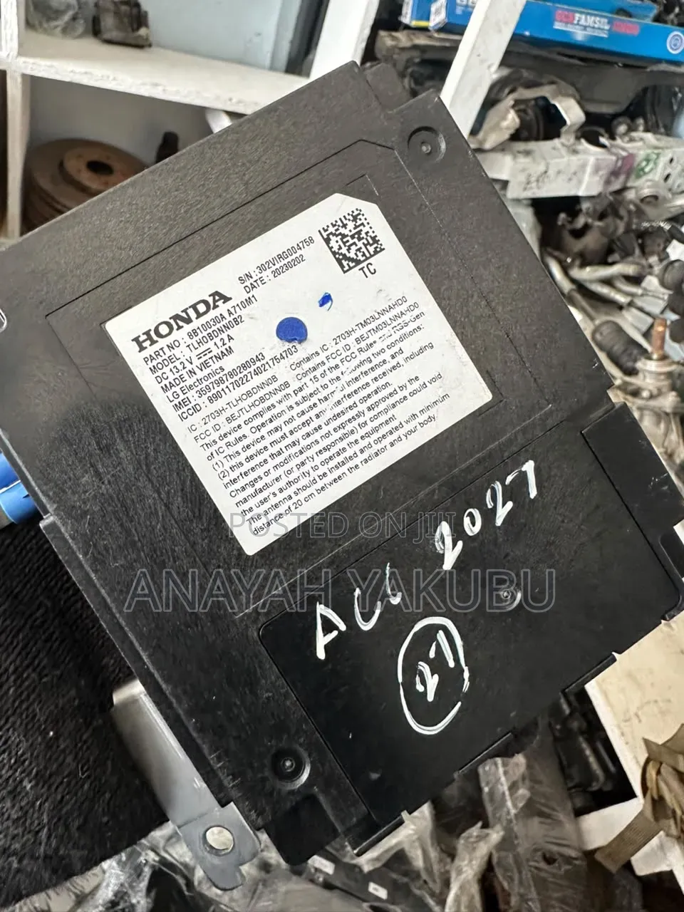 2023-25 Honda Accord Telematics Control Unit