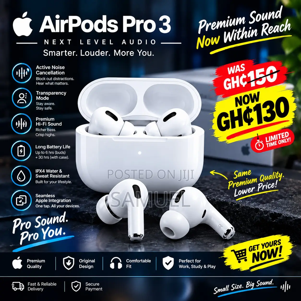 AirPods Pro 3 | GH₵130