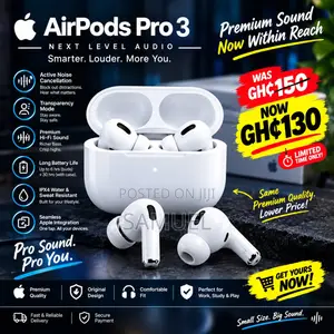 AirPods Pro 3 | GH₵130