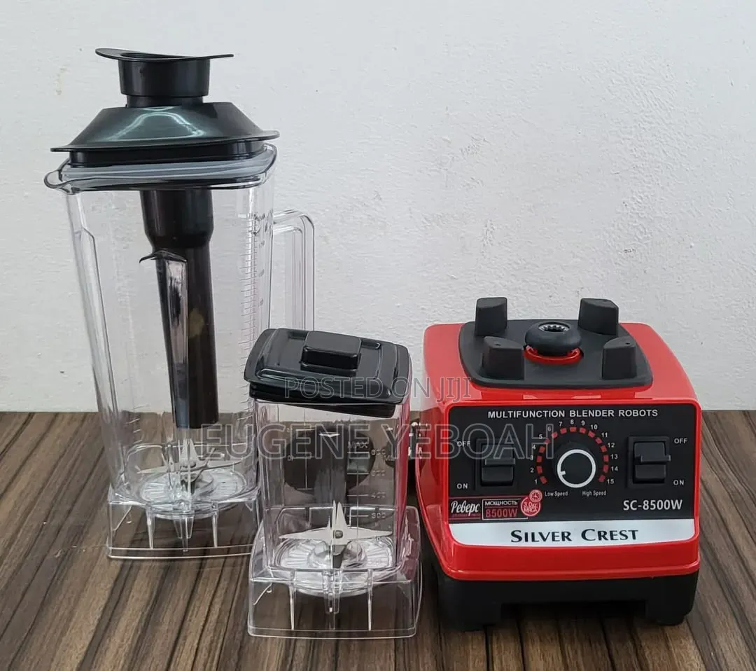 2 in 1 Silver Crest Blender 8500W