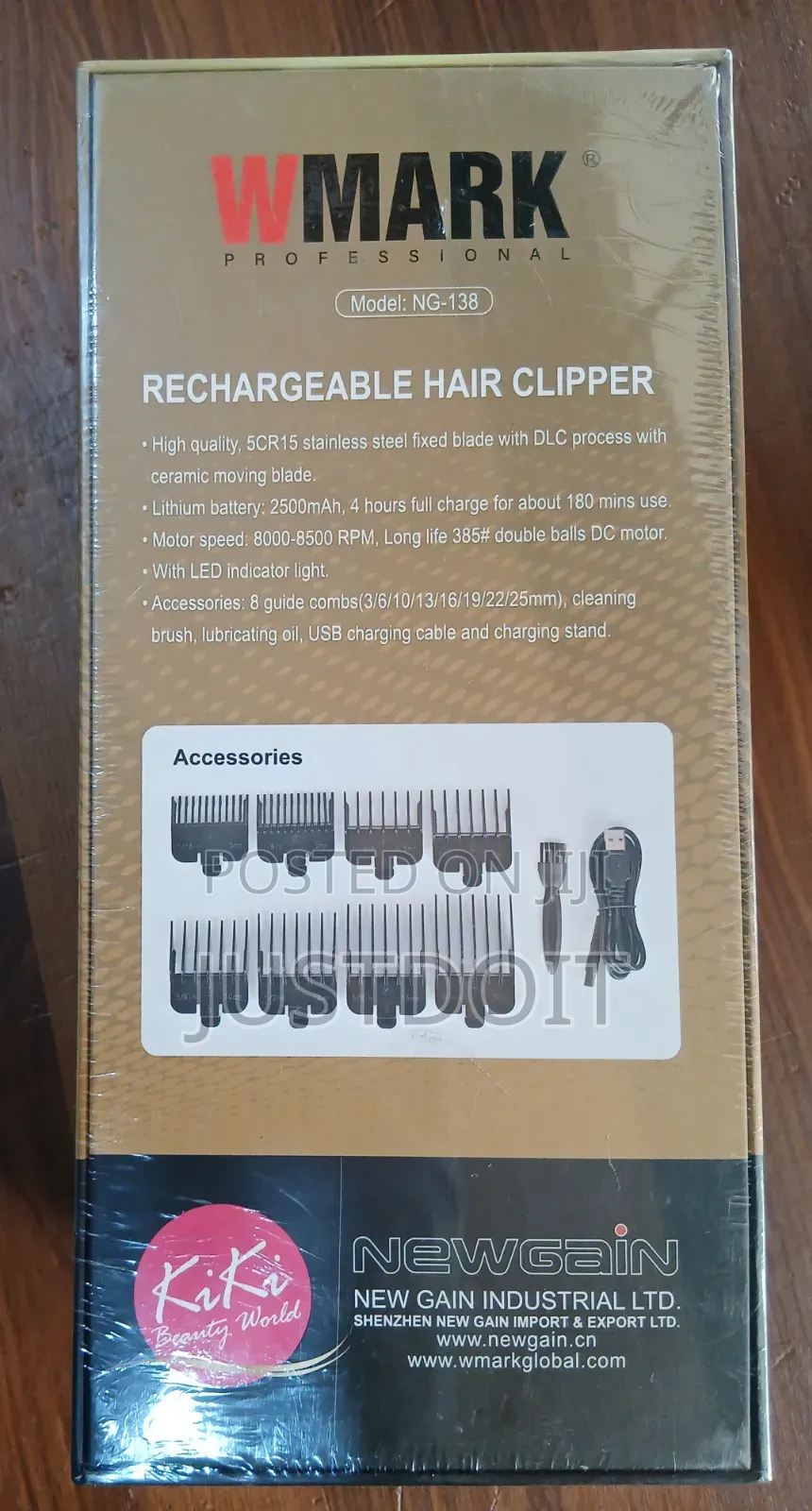 NG 138 WMark Rechargeable Clipper.