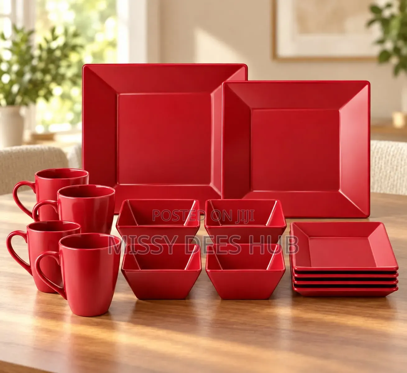 16pcs Malamine/ Plastic Dinner Set
