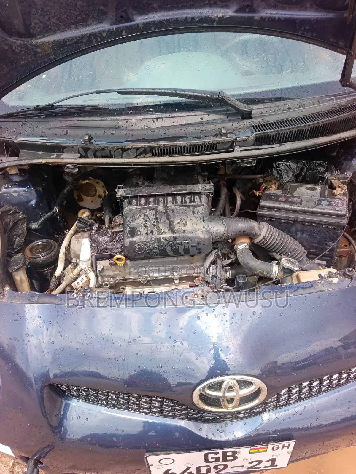 Toyota Vitz 1.3 FWD 3dr 2010 Blue
