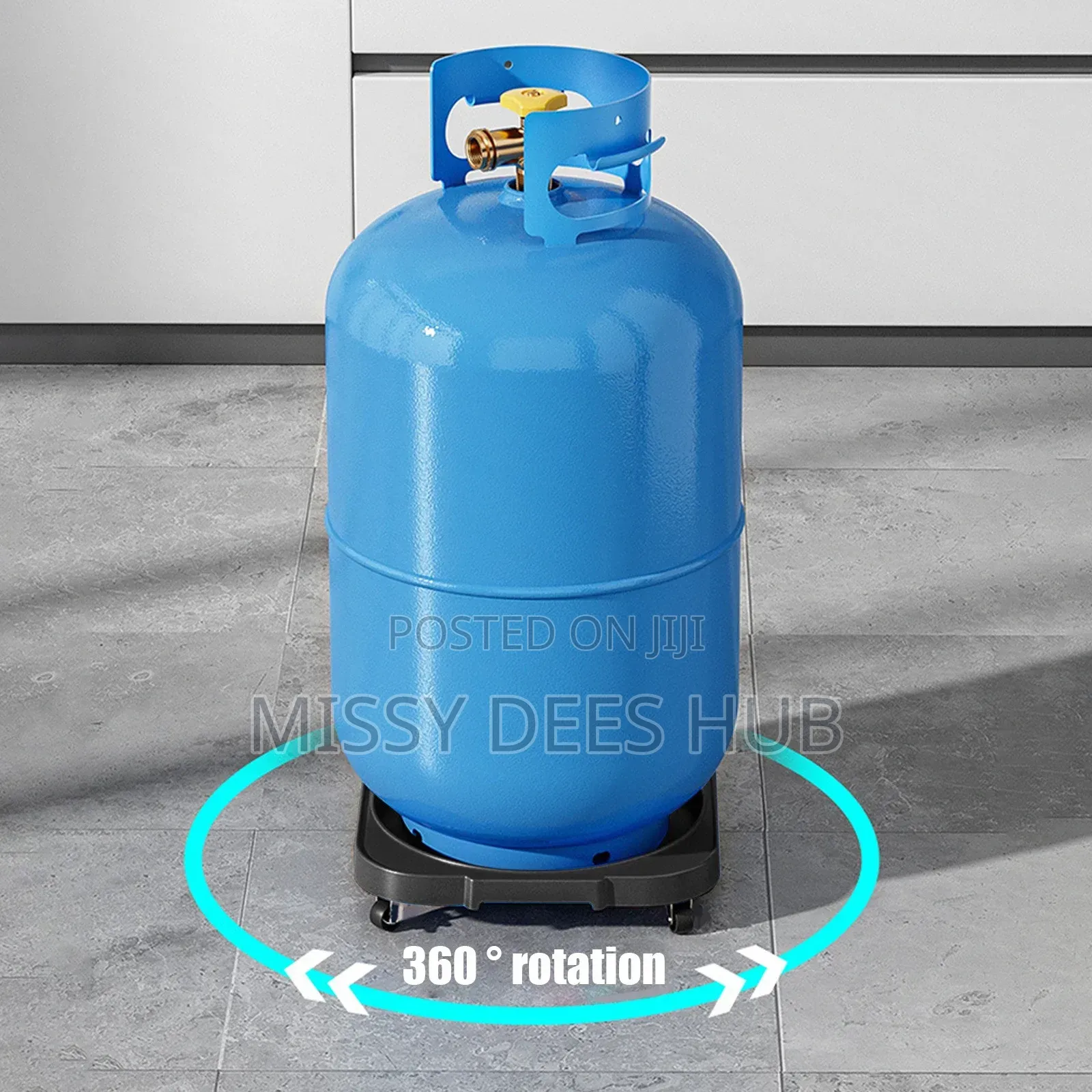 Plastic Caddy for Gas Cylinder and Heavy Pots