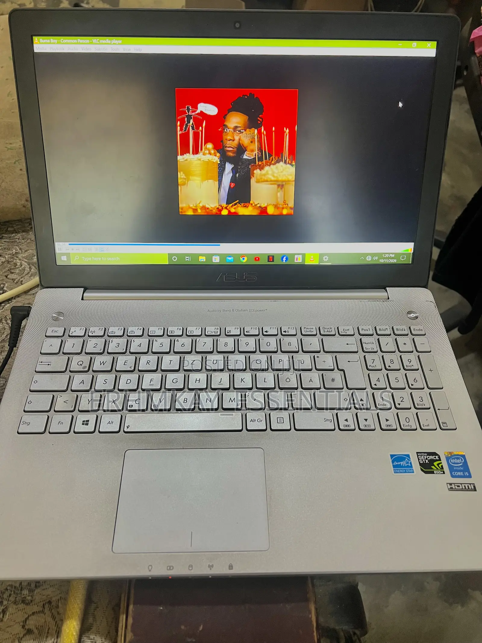 Laptop Asus N550JK 8GB Intel Core i5 HDD 1T